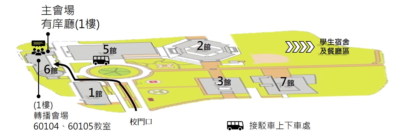 家訪日 圖 校園平面圖 主會場