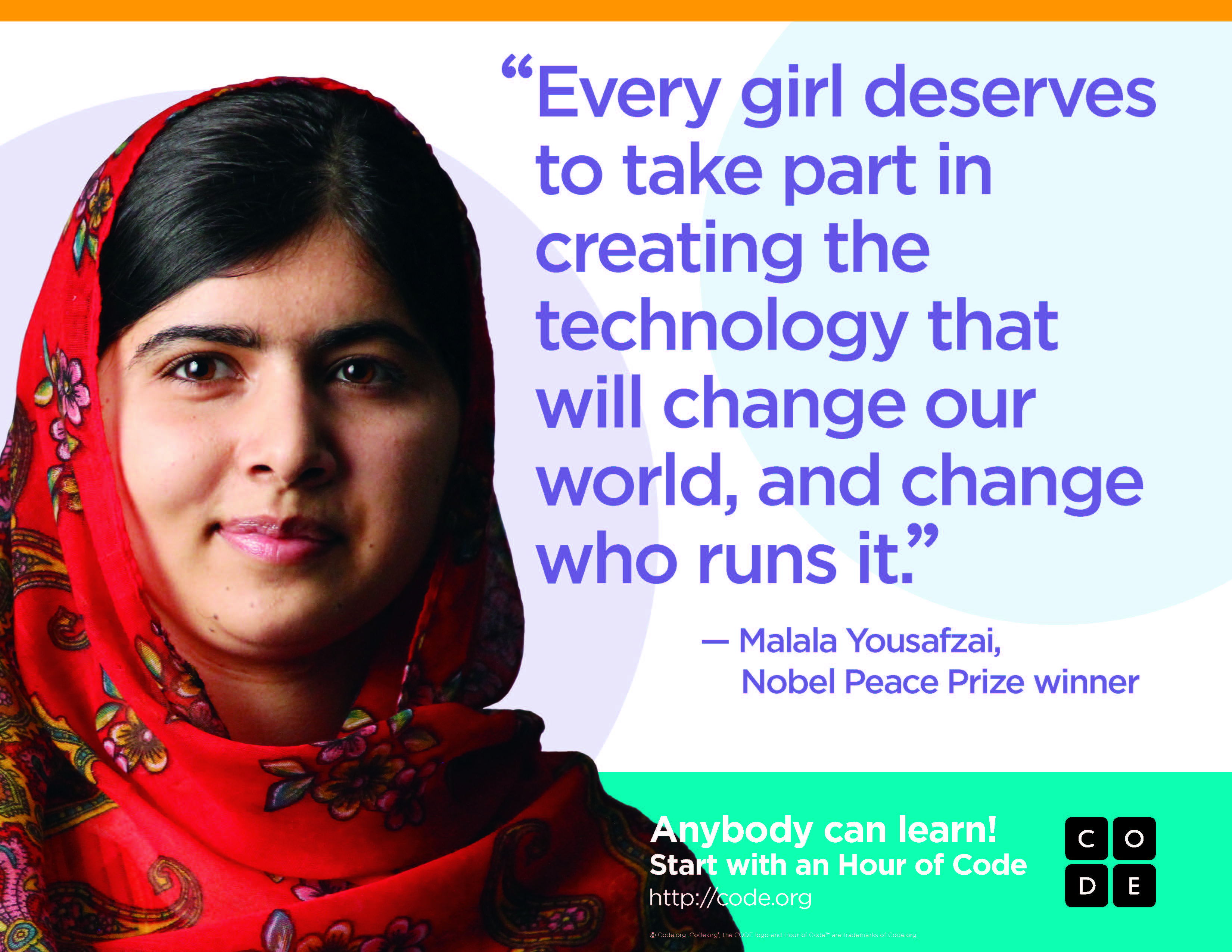 malala yousafzai poster